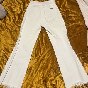 ROLLAS White Flared Jeans